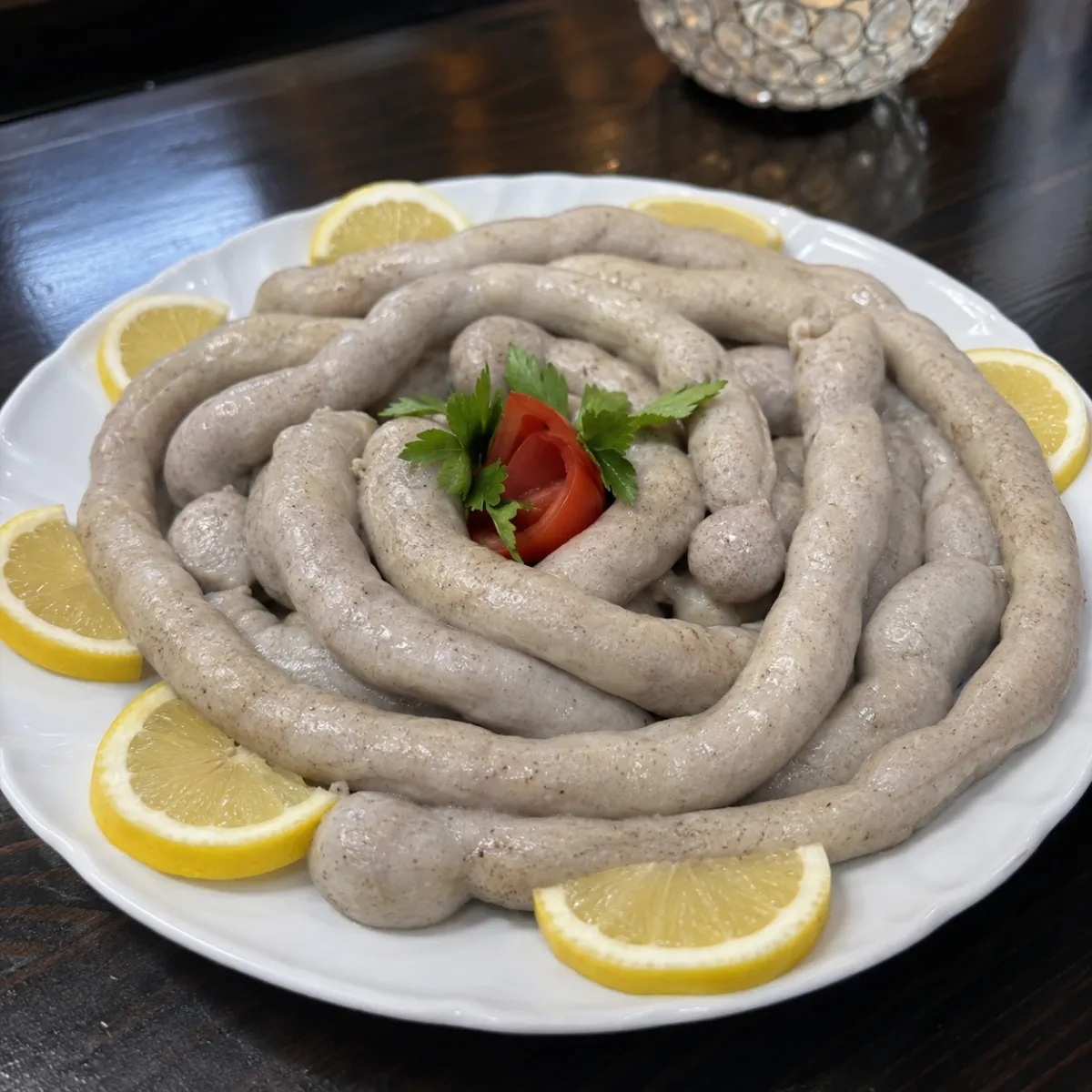 Stuffed Intestines Plate
